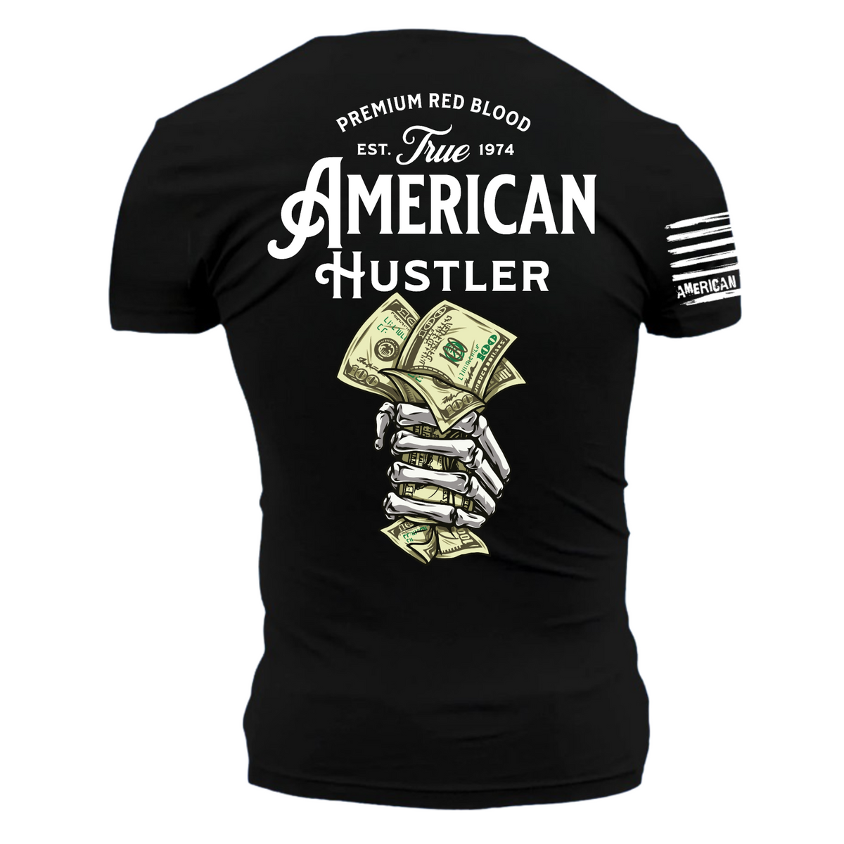 American Hustler T-Shirt-Black