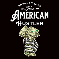 American Hustler T-Shirt-Black