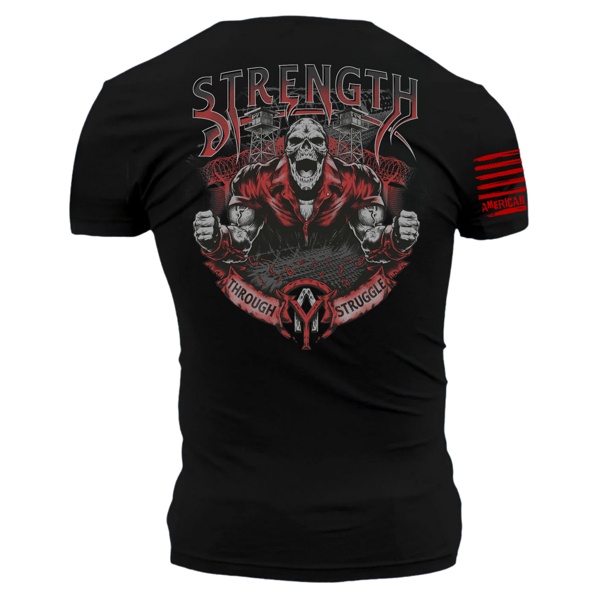 Strength Through Struggle T-Shirt-Black