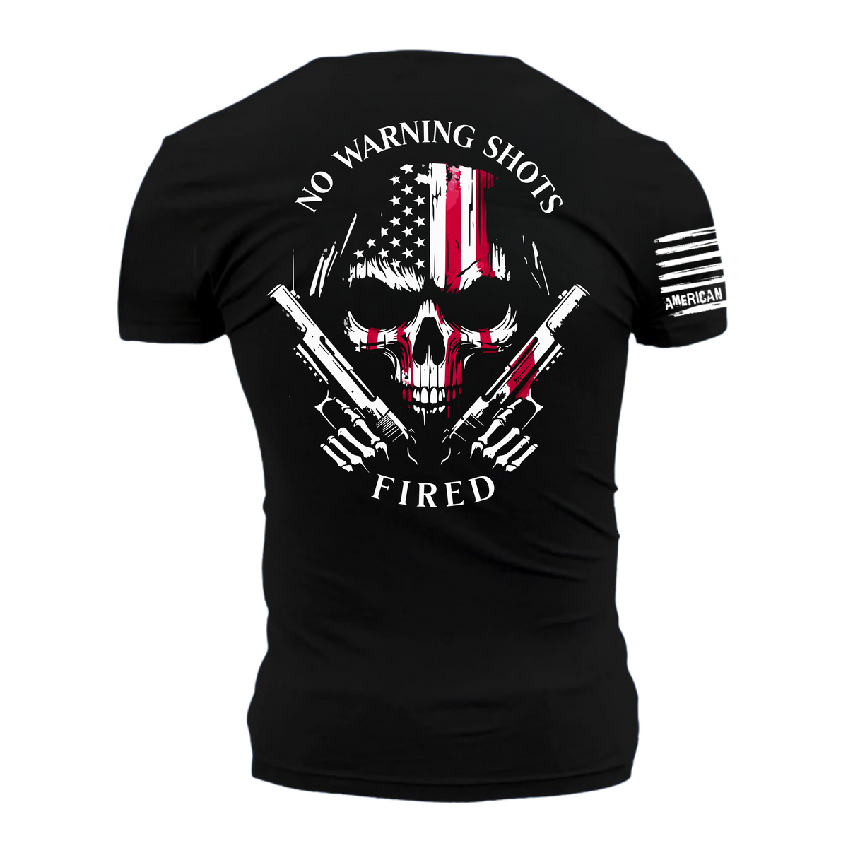 No Warning Shots Black-T-Shirt