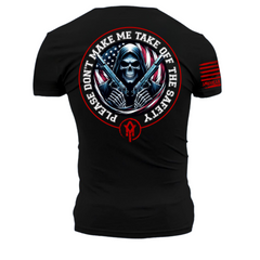 Please Don't Make Me Black Tee
