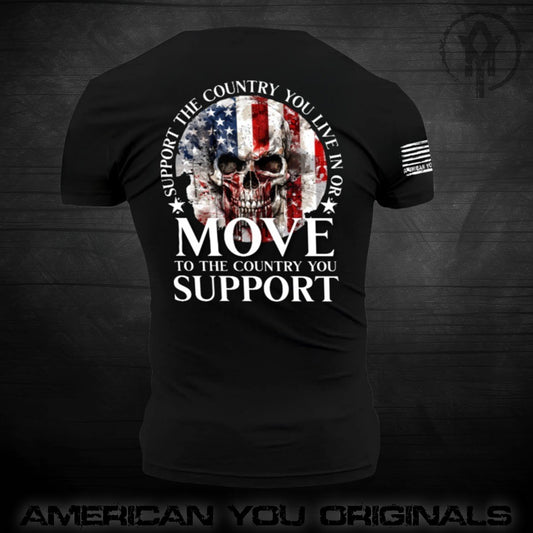 Support Your Country T-Shirt-Black