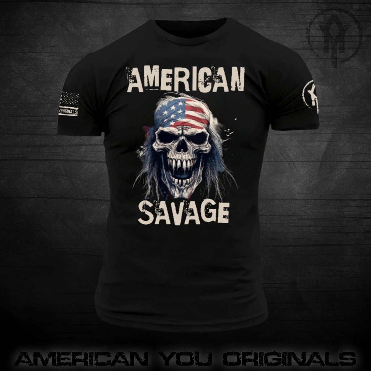 American Savage T-Shirt-Black