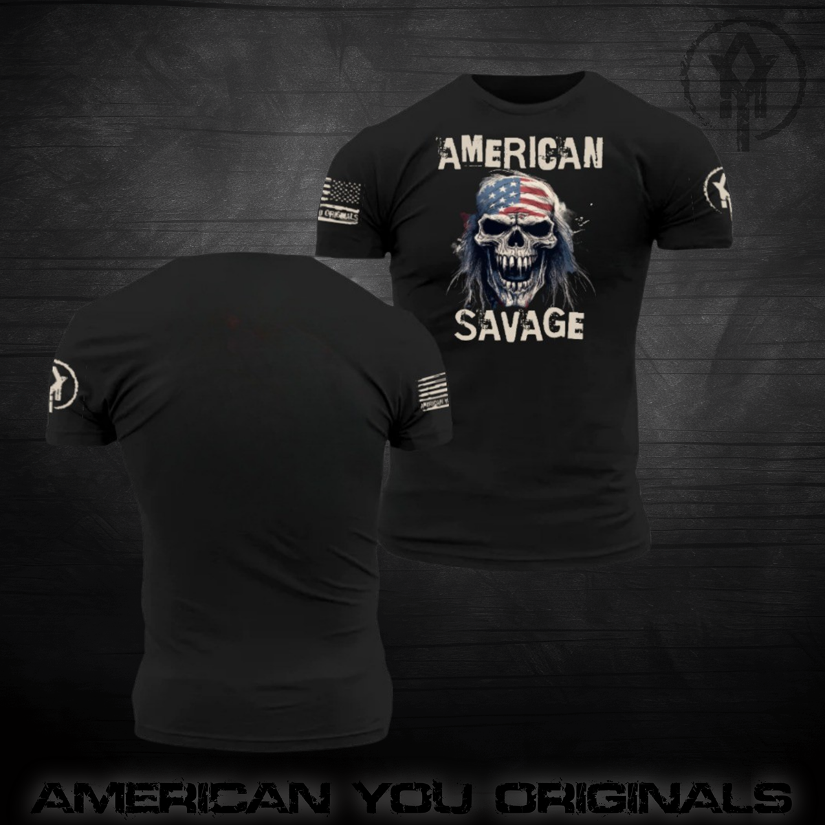 American Savage T-Shirt-Black