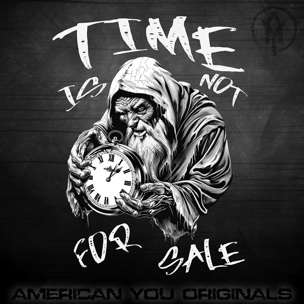 Time is Not For Sale T-Shirt-Black