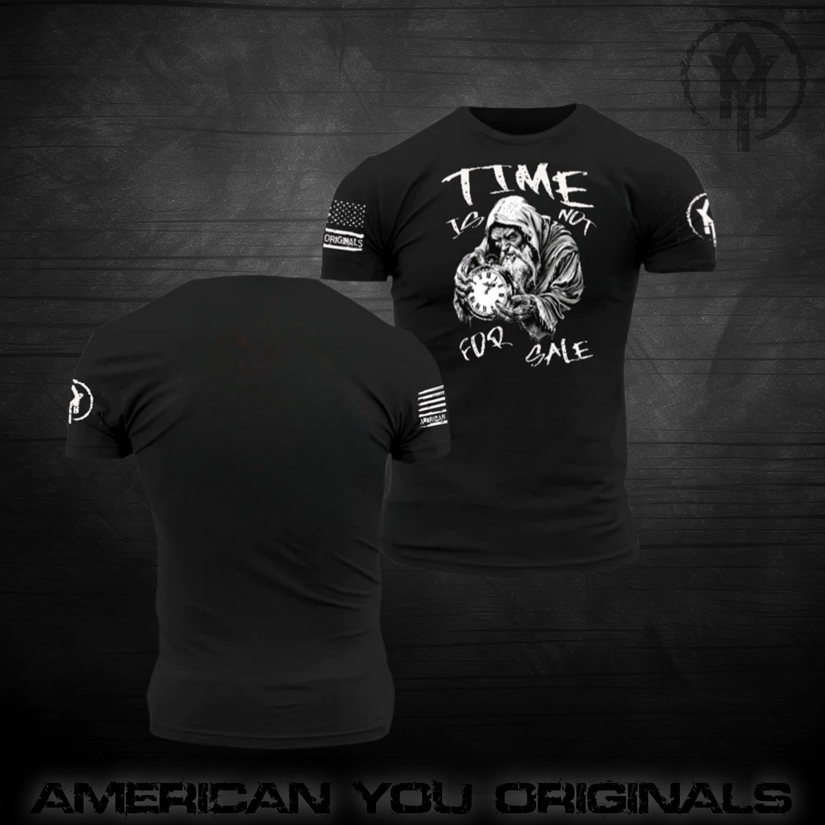 Time is Not For Sale T-Shirt-Black