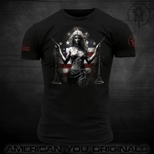 American Justice T-Shirt-Black