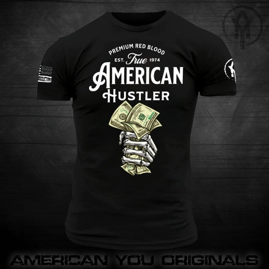 American Hustler T-Shirt-Black