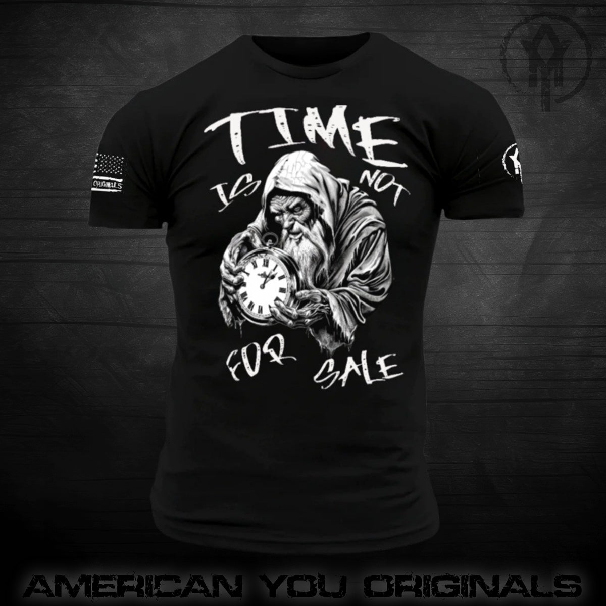 Time is Not For Sale T-Shirt-Black