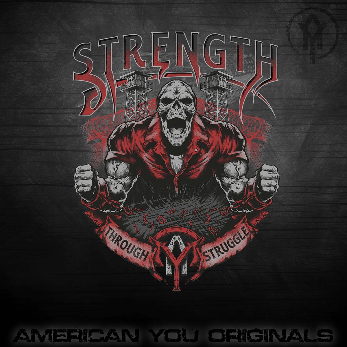 Strength Through Struggle T-Shirt-Black