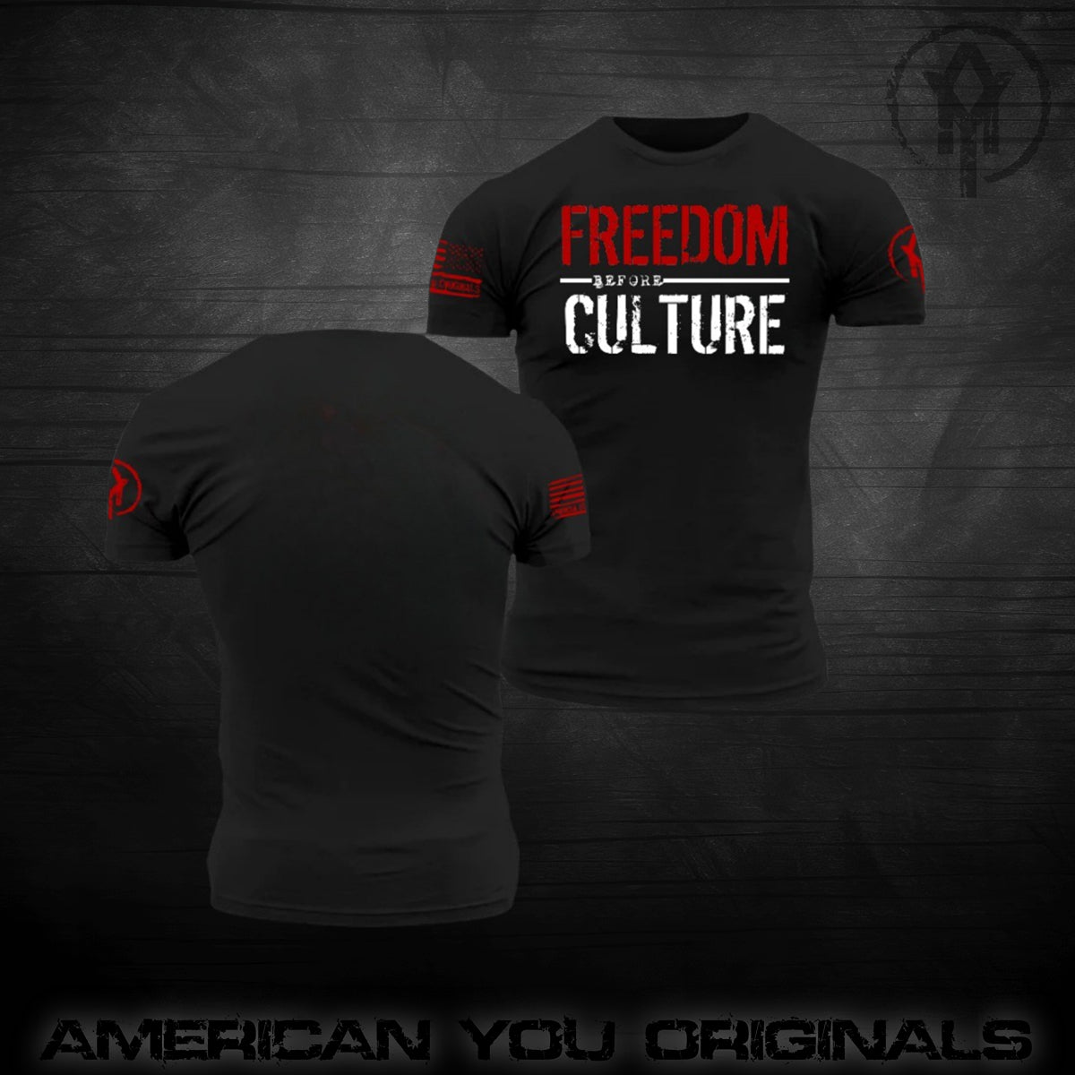 Freedom Before Culture T-Shirt-Black